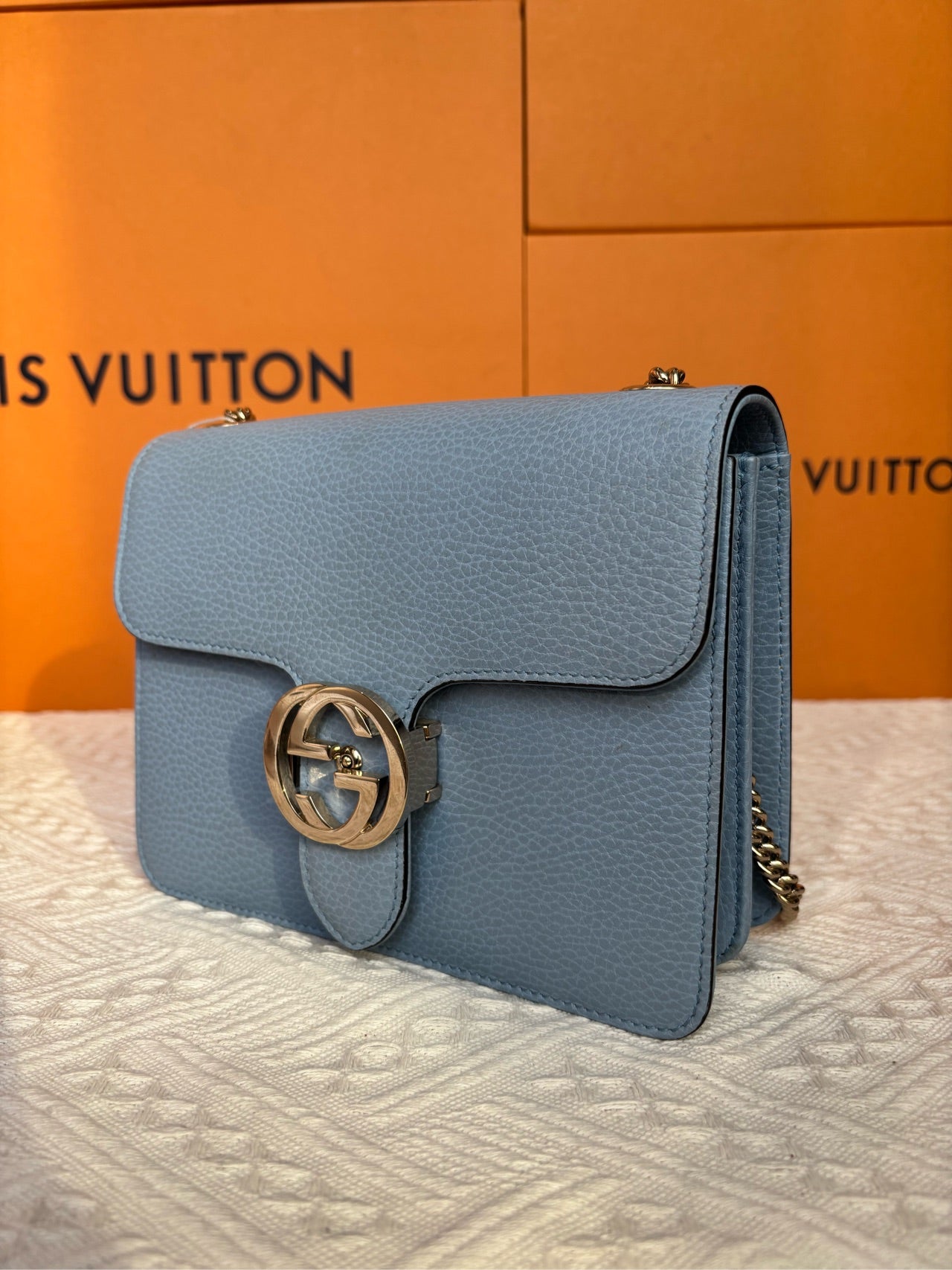 Gucci - Other - Leather - Blue - (mini)