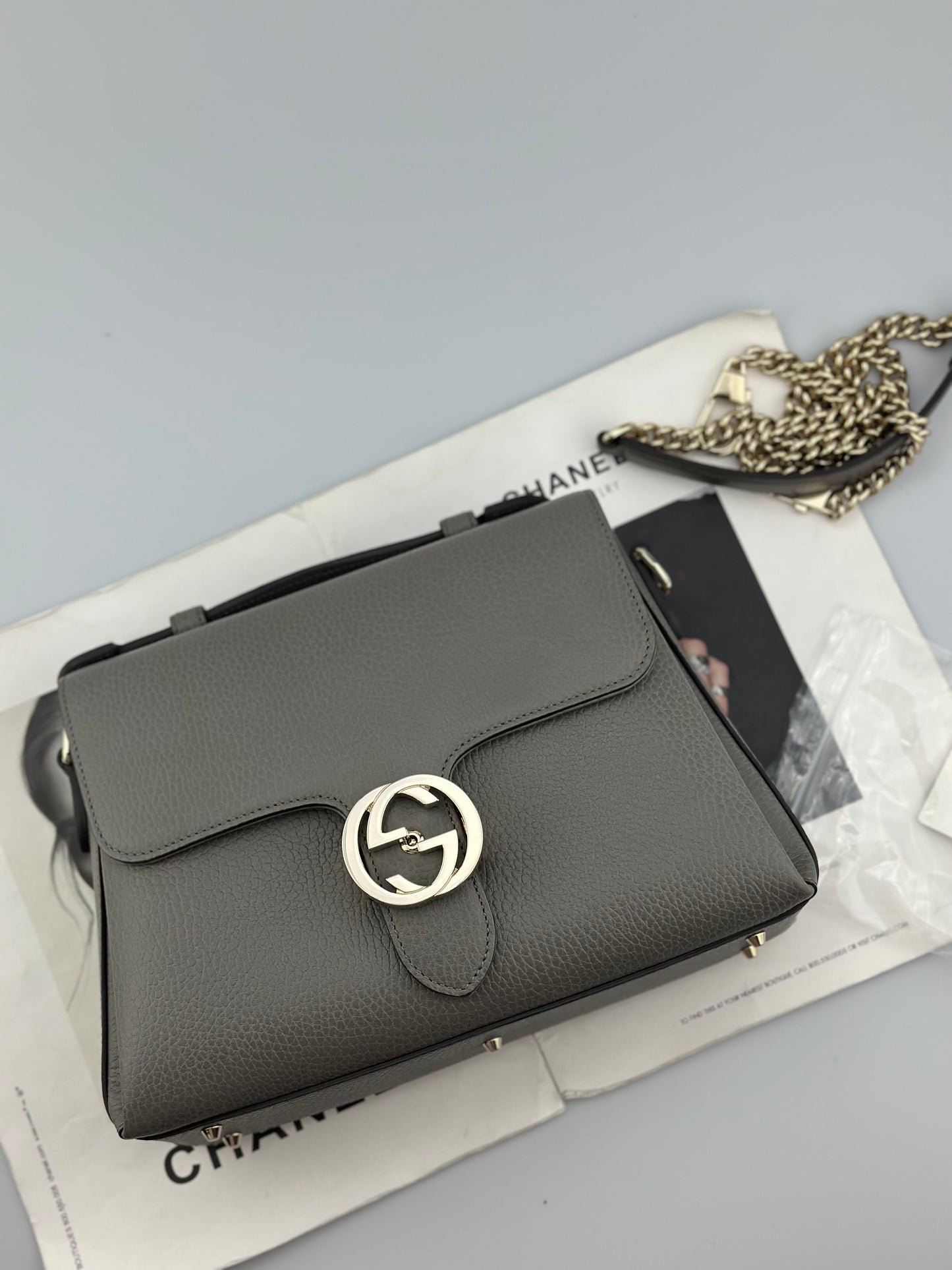 Gucci - Other - Leather - Grey - (Small)