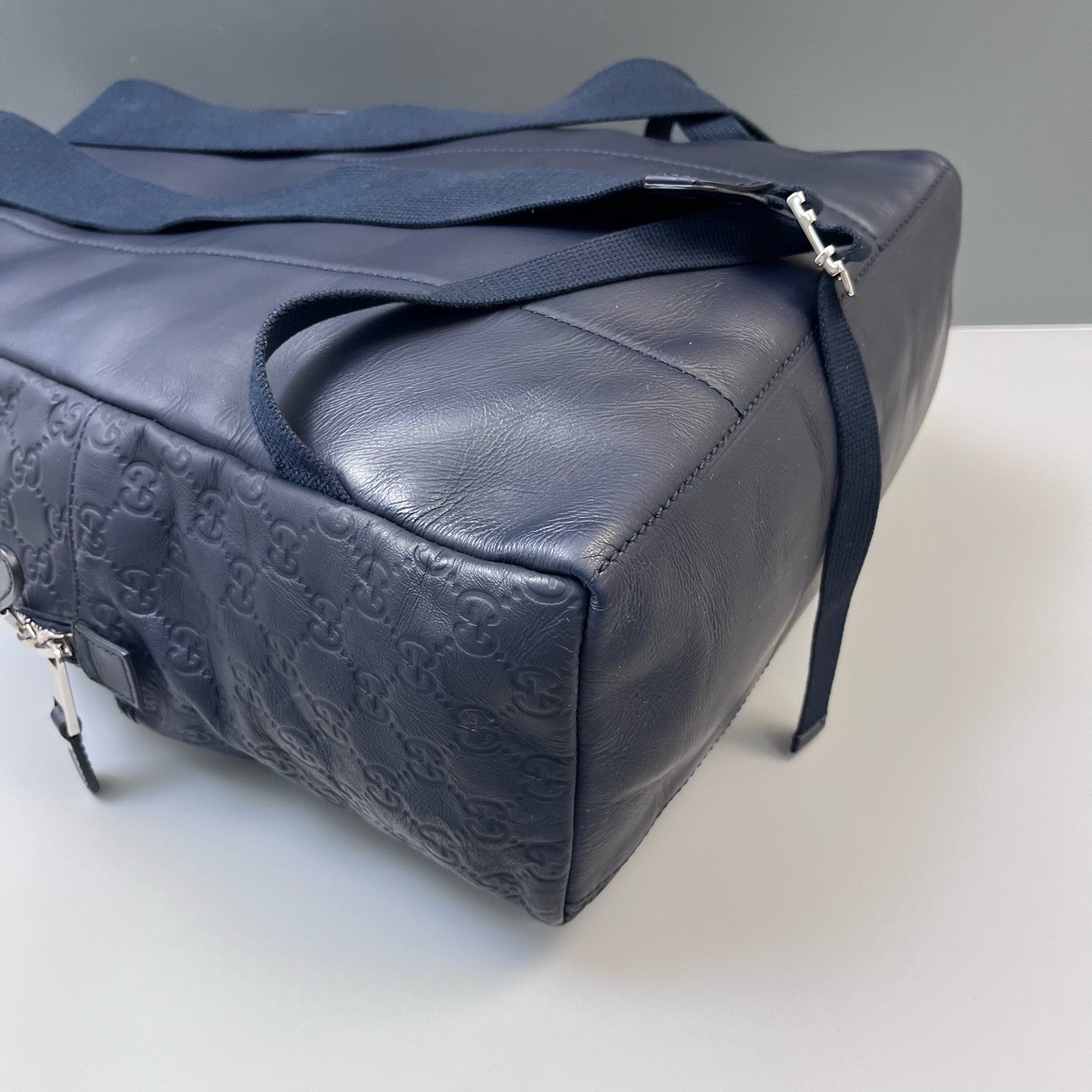 Gucci - Other - Leather - Navy - (medium)