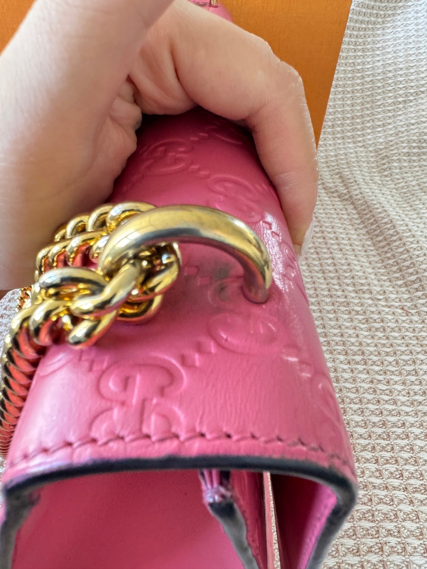 Gucci - Other - Leather - Pink - (large)