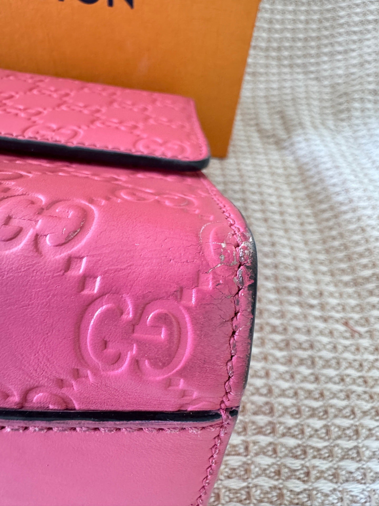 Gucci - Other - Leather - Pink - (large)