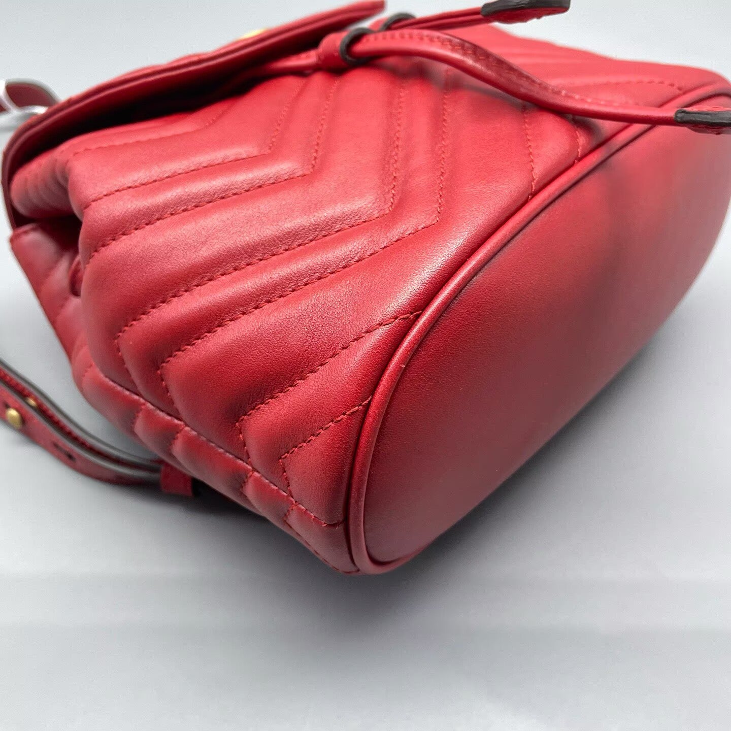 Gucci - Other - Matelassé leather - Red with Gold-Tone Hardware - (mini)