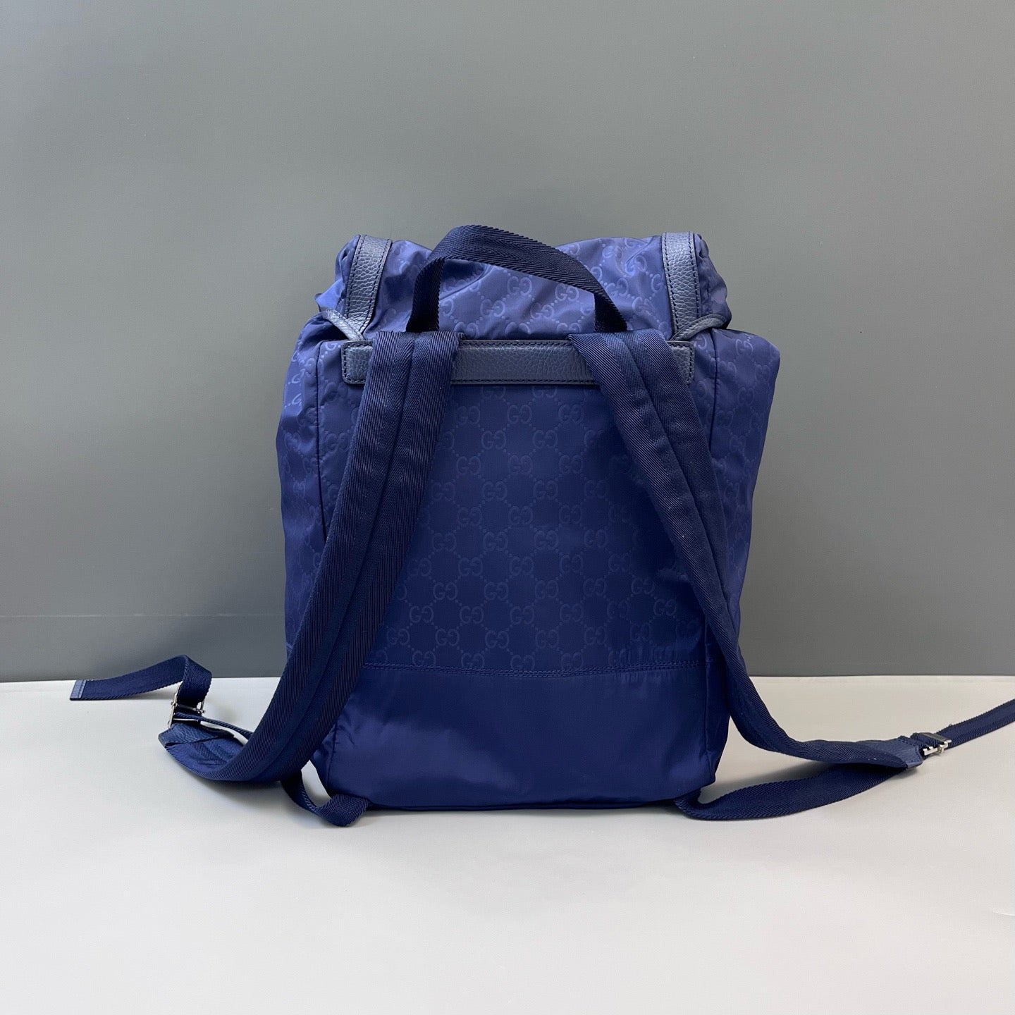 Gucci - Other - Nylon with Leather Trims - Navy Blue - (medium)