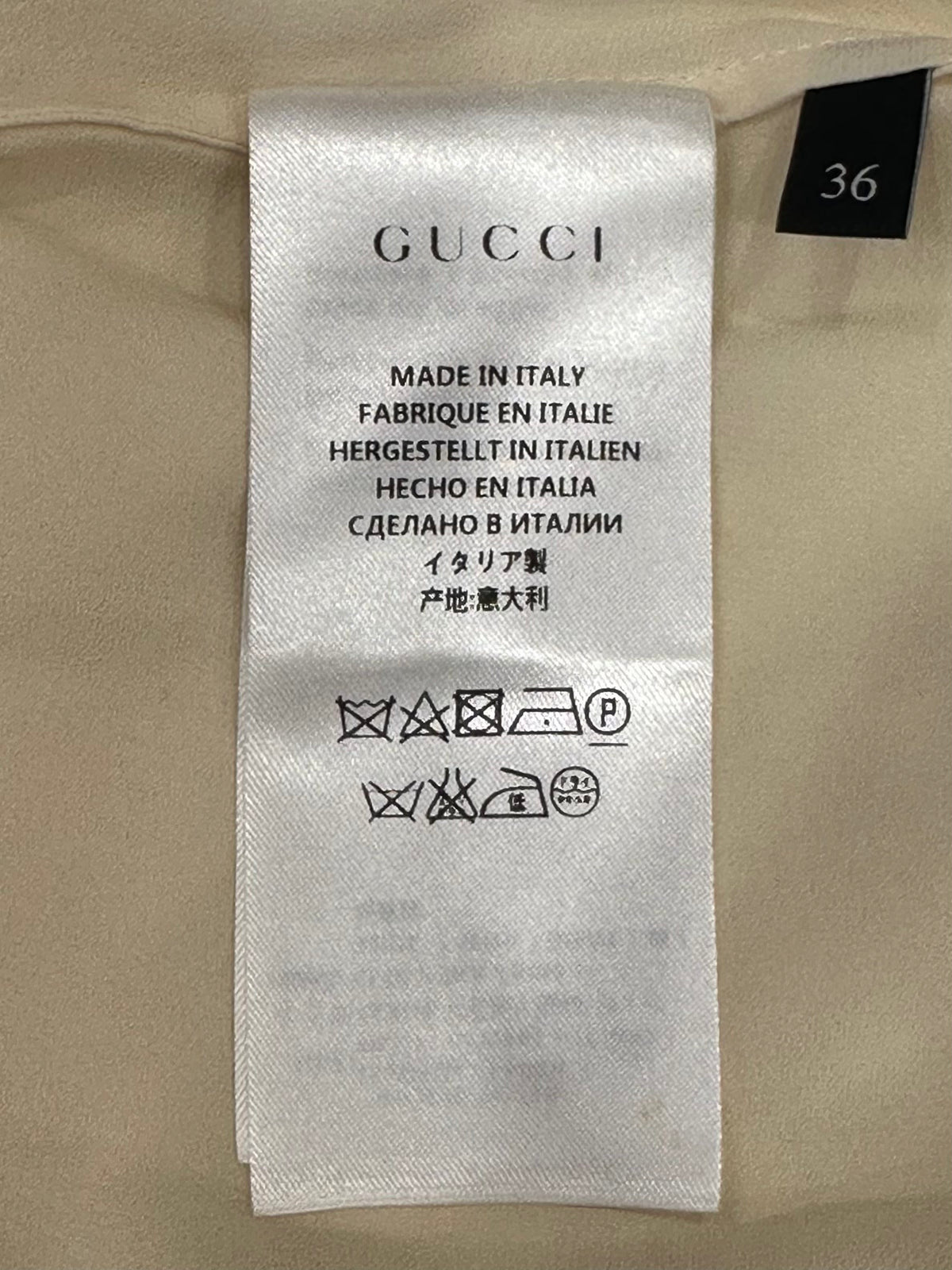 Gucci - Other - Silk - Beige - (36)