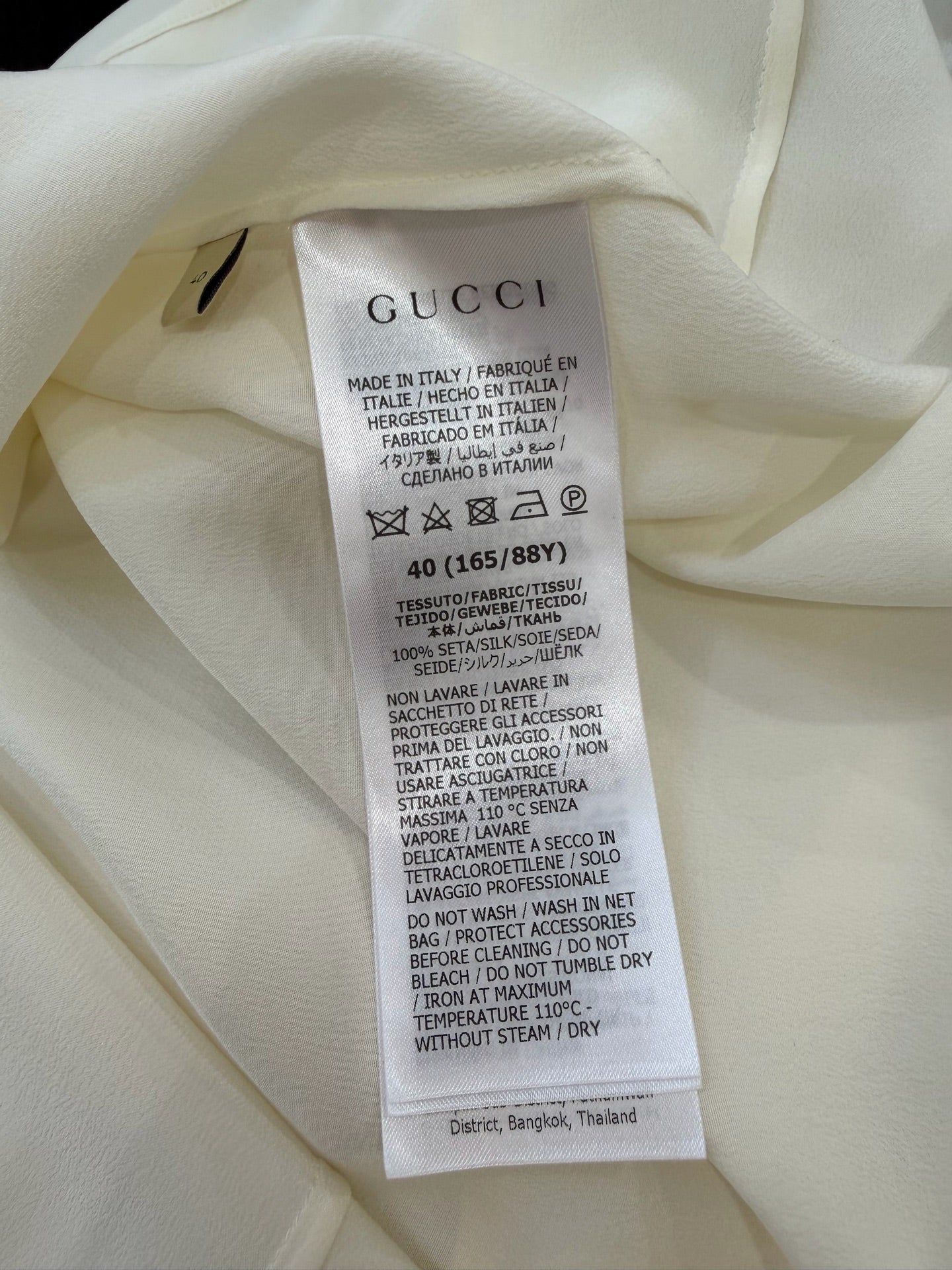 Gucci - Other - Silk - White - (40)
