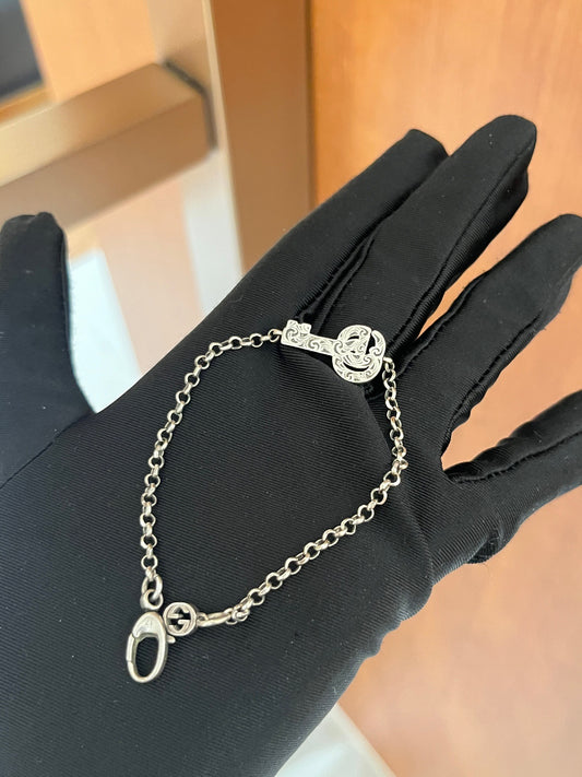 Gucci - Other - Sterling silver 925 - Silver - (17; length 17.5)