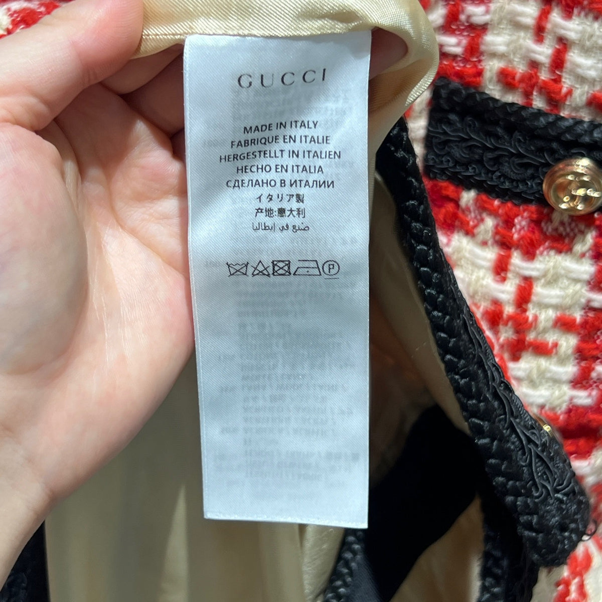 Gucci - Other - Tweed - Red - (38)