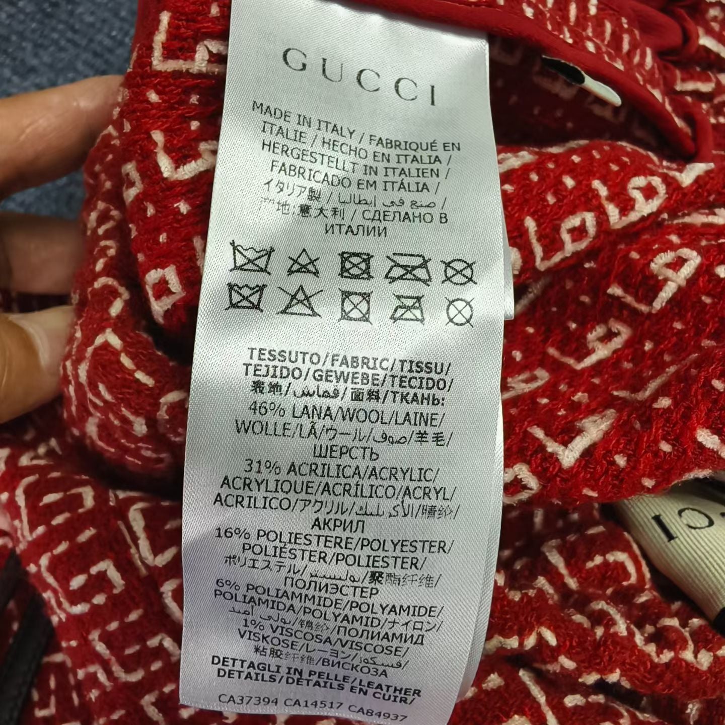 Gucci - Other - Wool - Red - (38)