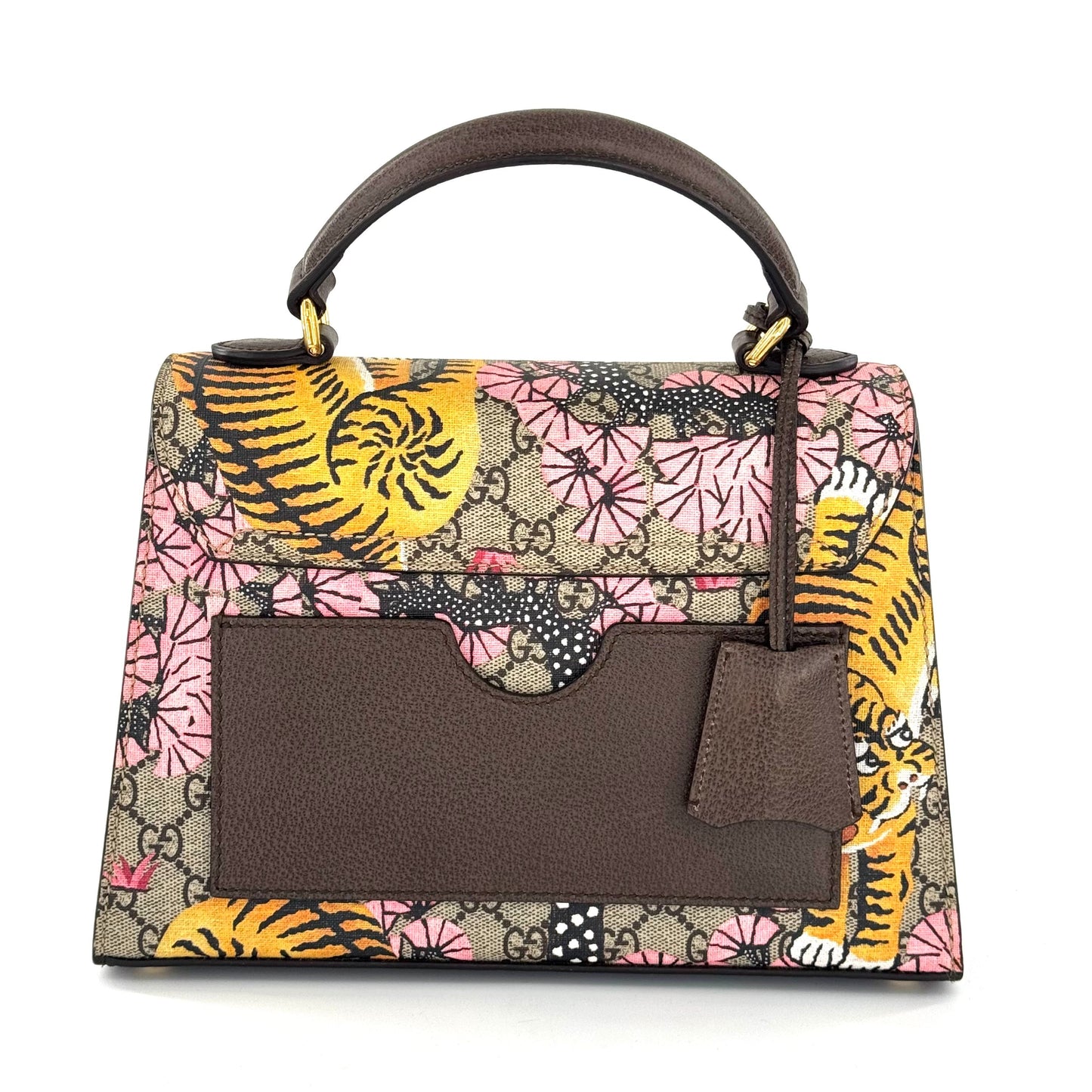 Gucci - Padlock Bag Bengal Tiger Print - GG Supreme canvas with leather trim - Multicolour - (Large)