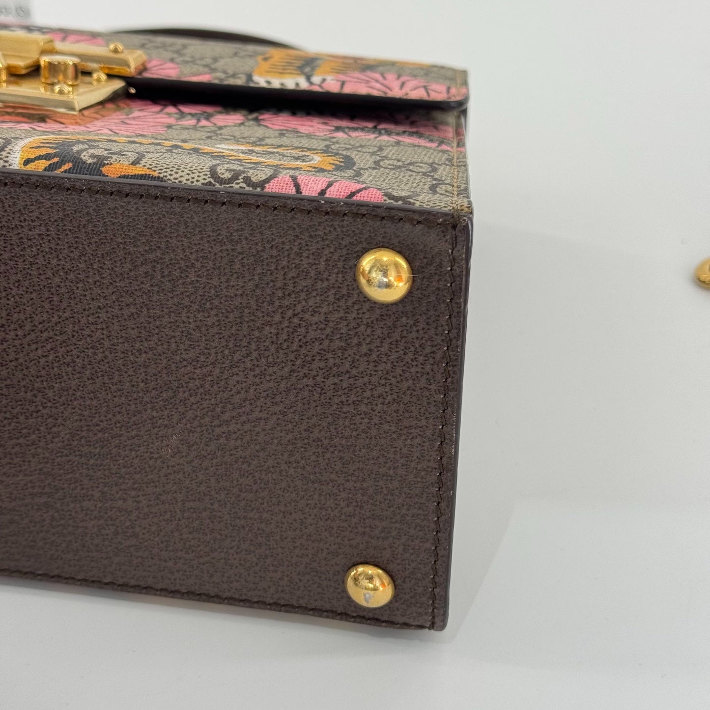 Gucci - Padlock Bag Bengal Tiger Print - GG Supreme canvas with leather trim - Multicolour - (Large)