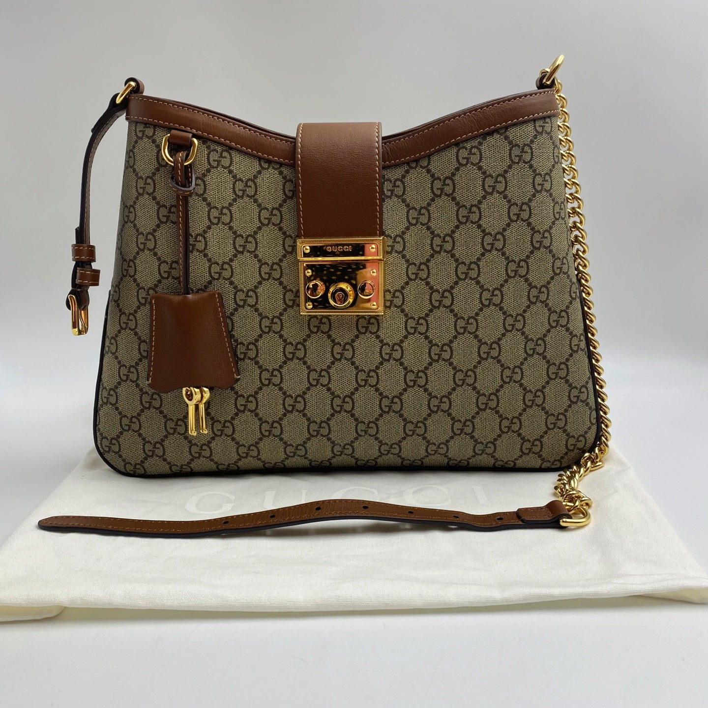 Gucci - Padlock - Cloth - Beige - (medium)
