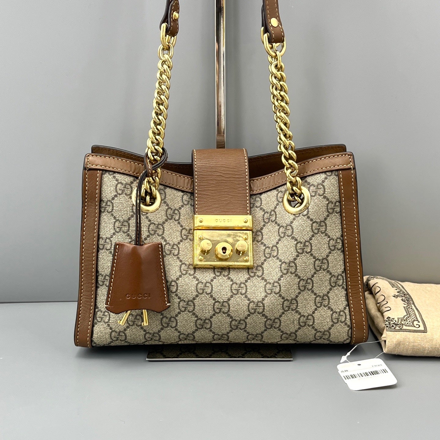Gucci - Padlock - Cloth - Beige - (small)