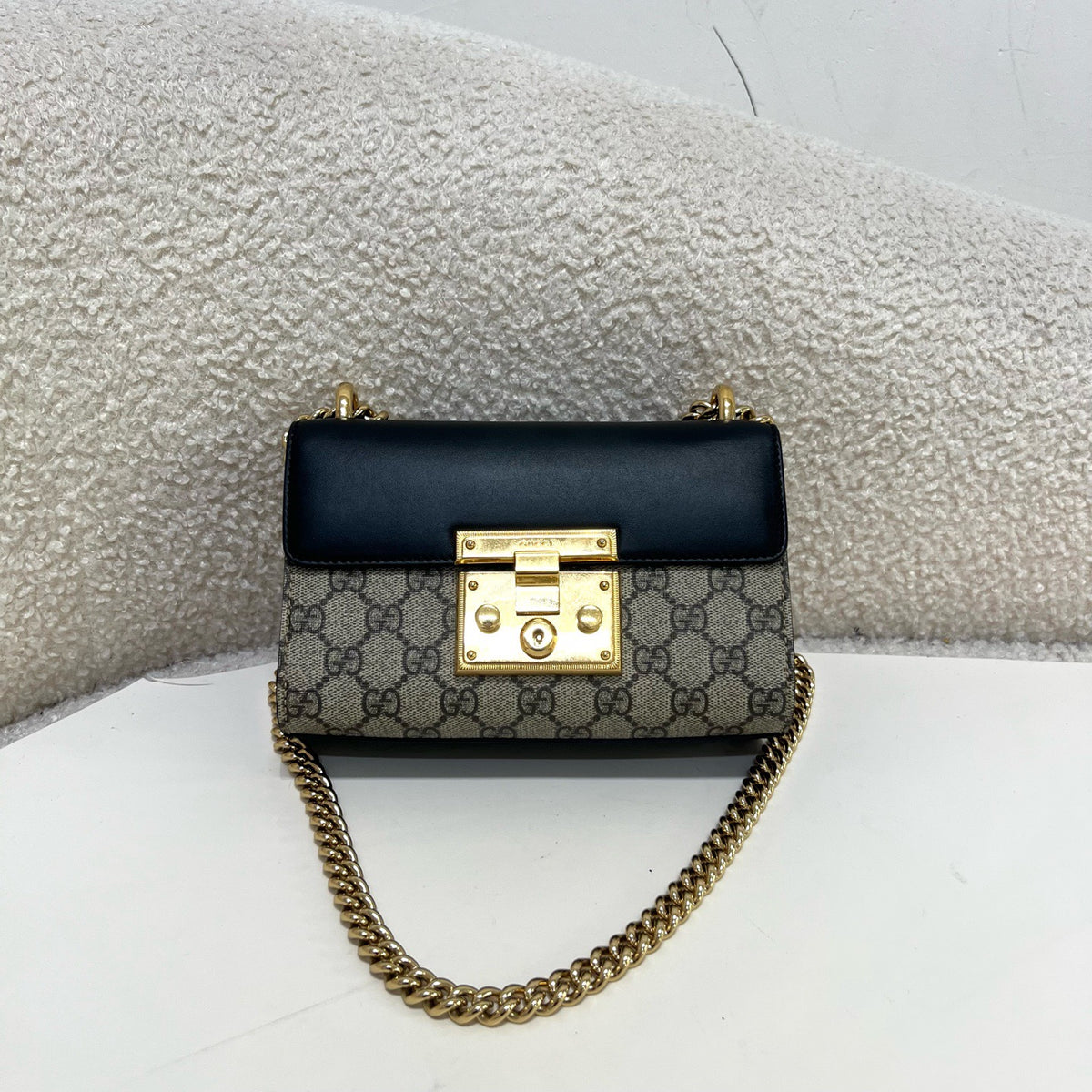 Gucci - Padlock - Cloth - Beige - (small)
