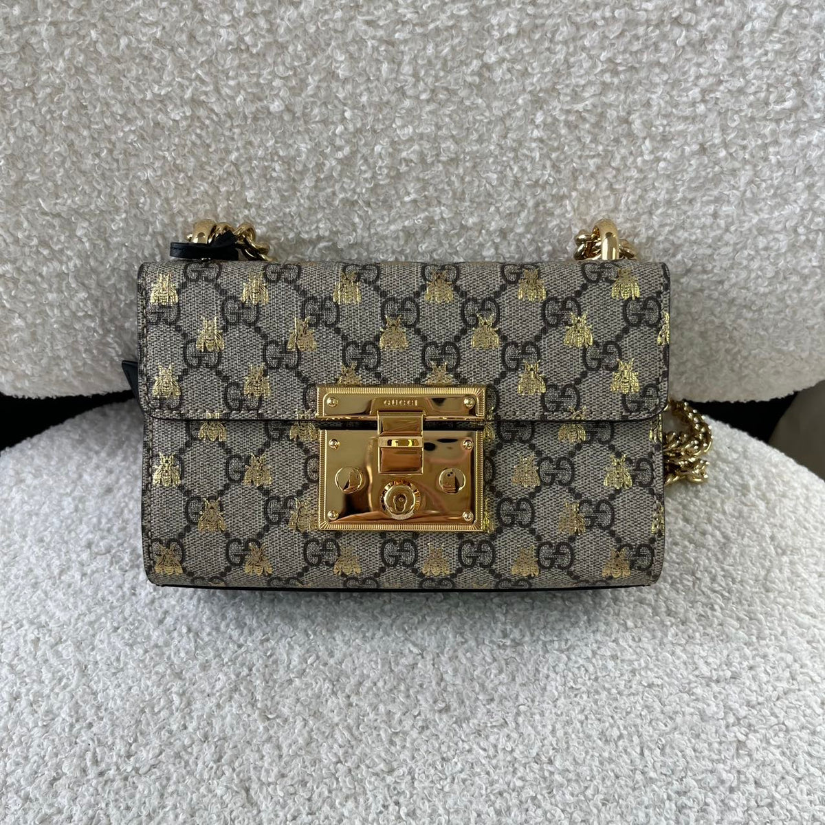 Gucci - Padlock - Cloth - Beige - (small)