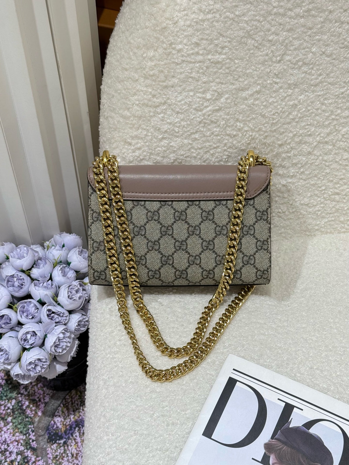 Gucci - Padlock - Cloth - Beige - (small)