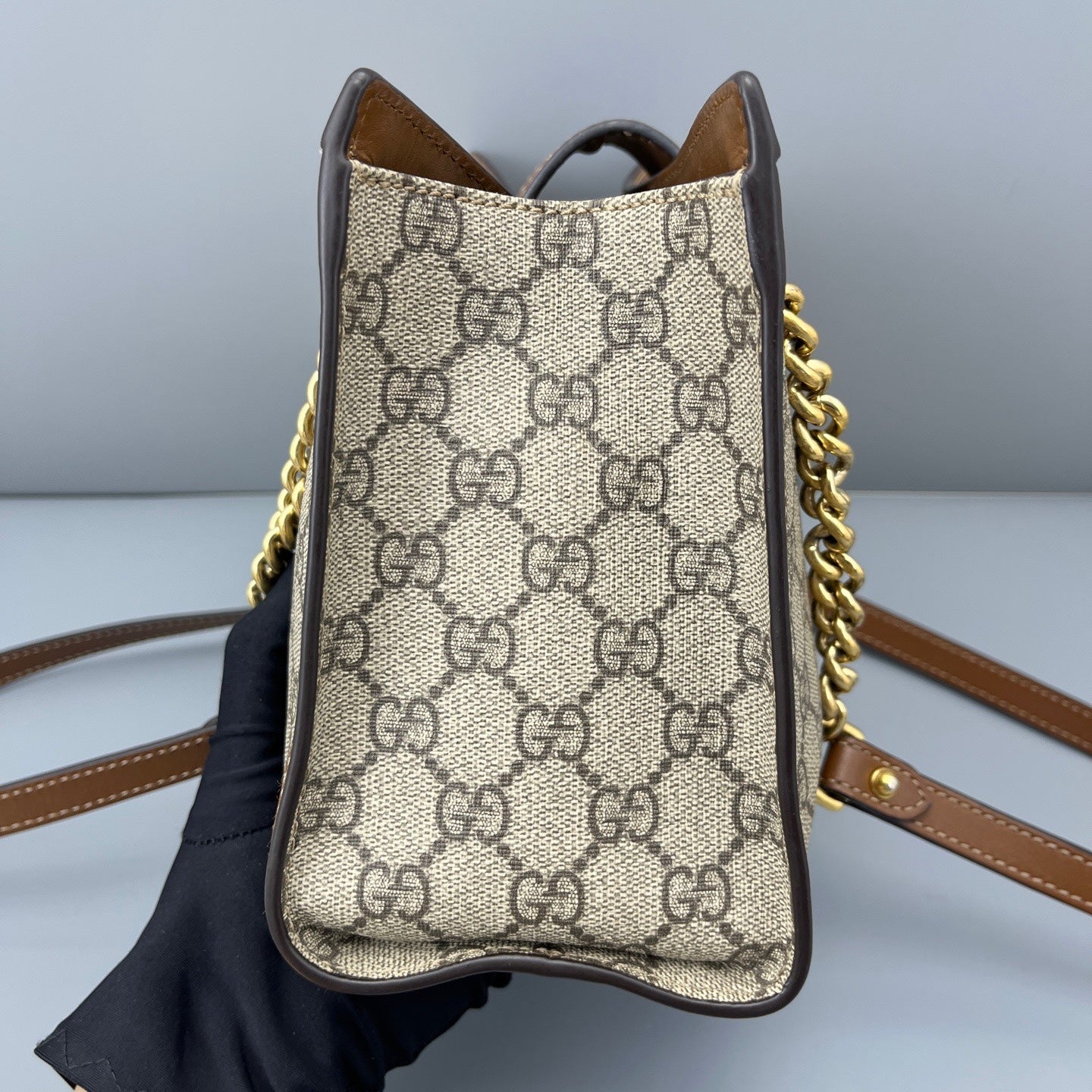 Gucci - Padlock - Cloth - Beige - (small)