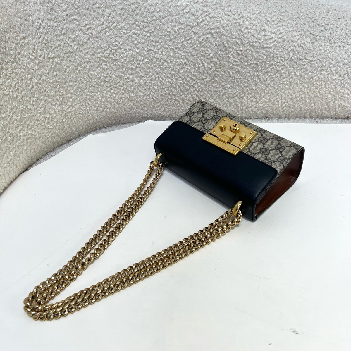 Gucci - Padlock - Cloth - Beige - (small)