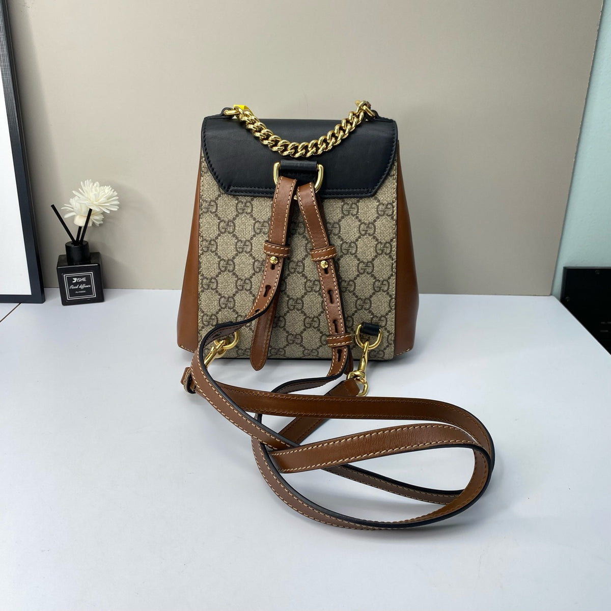 Gucci - Padlock - Cloth - Beige - (Small)