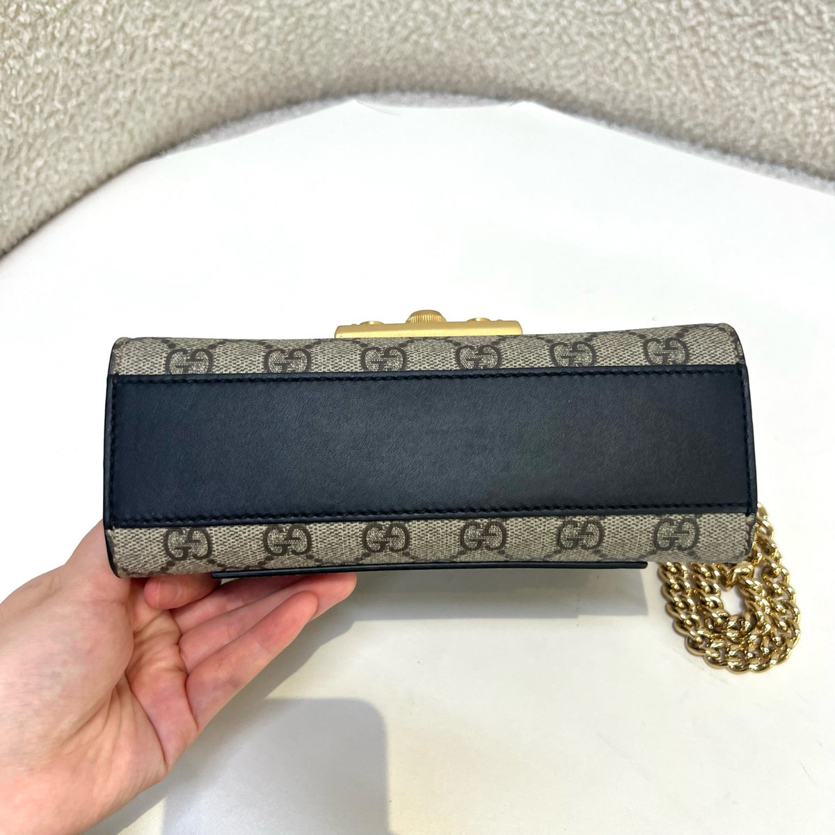 Gucci - Padlock - Cloth - Beige - (small)