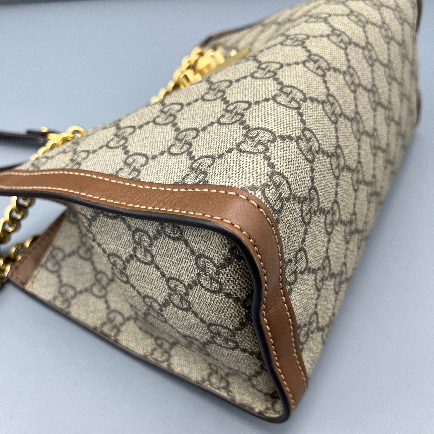 Gucci - Padlock - Cloth - Beige - (small)
