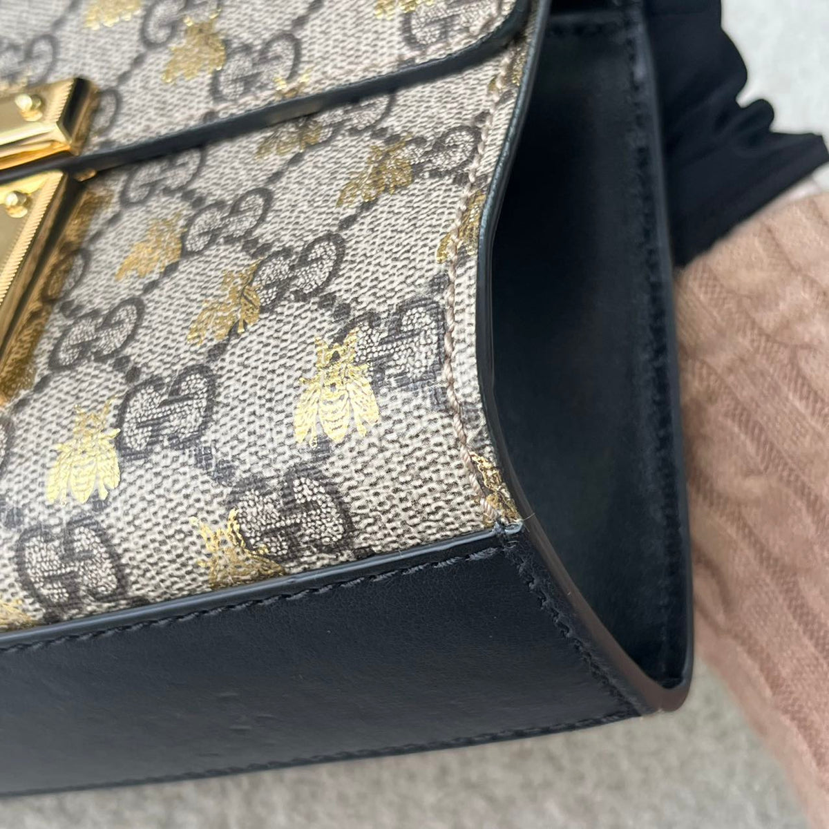 Gucci - Padlock - Cloth - Beige - (small)