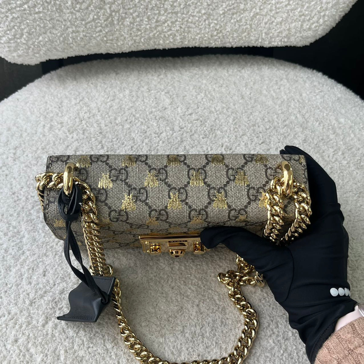 Gucci - Padlock - Cloth - Beige - (small)