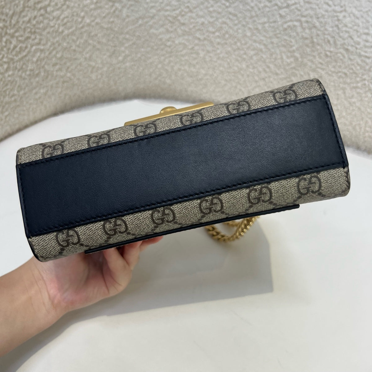Gucci - Padlock - Cloth - Beige - (small)