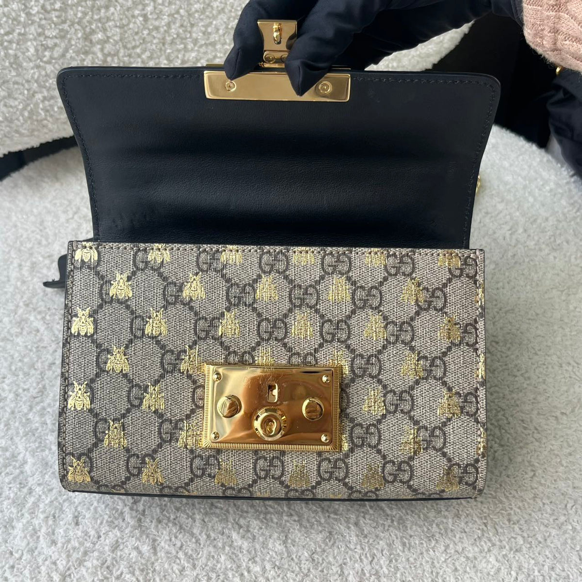 Gucci - Padlock - Cloth - Beige - (small)