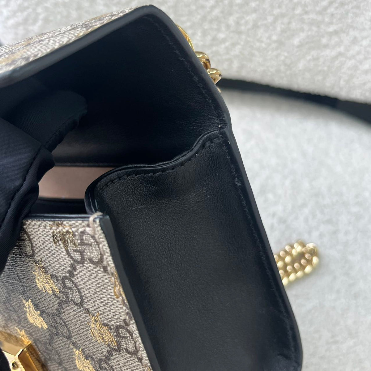 Gucci - Padlock - Cloth - Beige - (small)