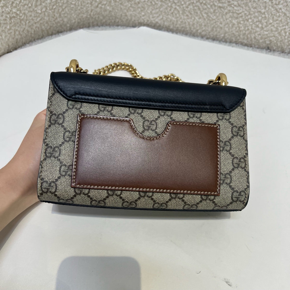 Gucci - Padlock - Cloth - Beige - (small)