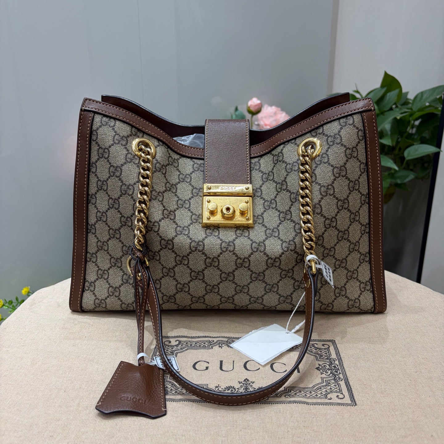 Gucci - Padlock - Cloth - Brown - (medium)