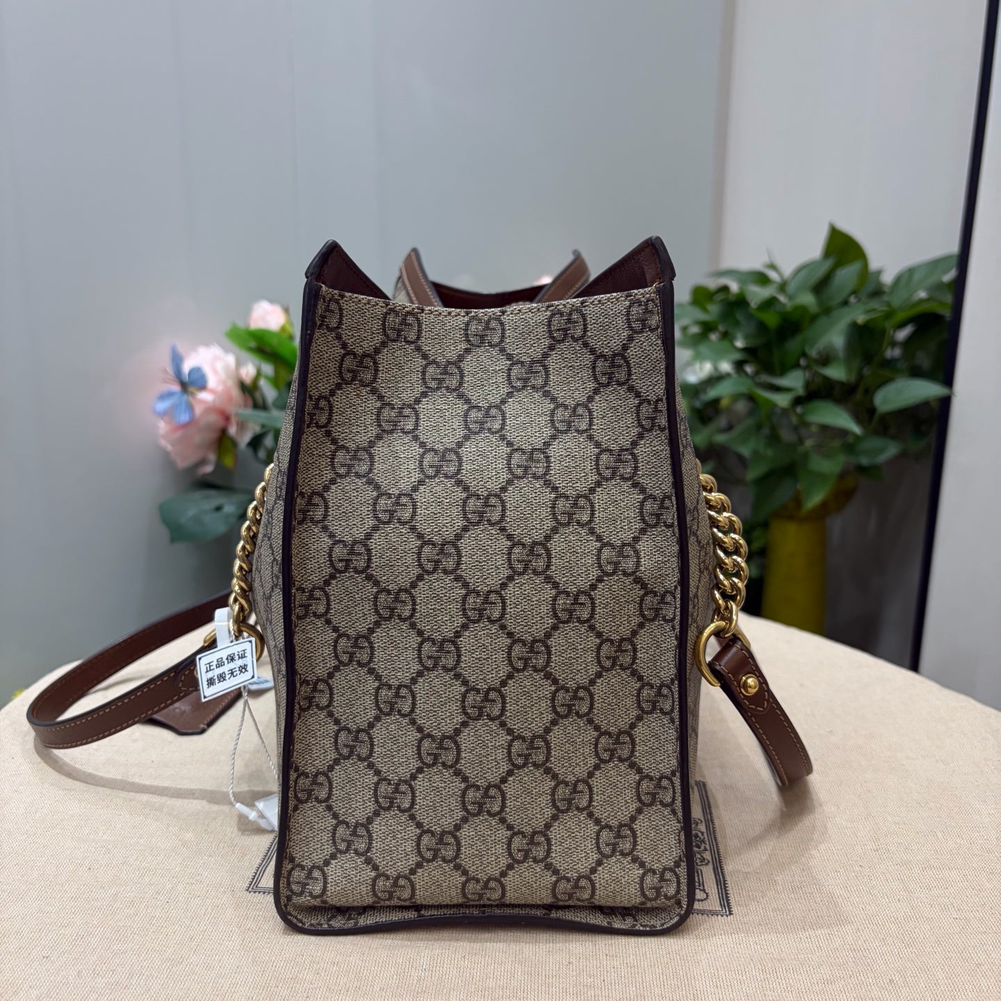 Gucci - Padlock - Cloth - Brown - (medium)
