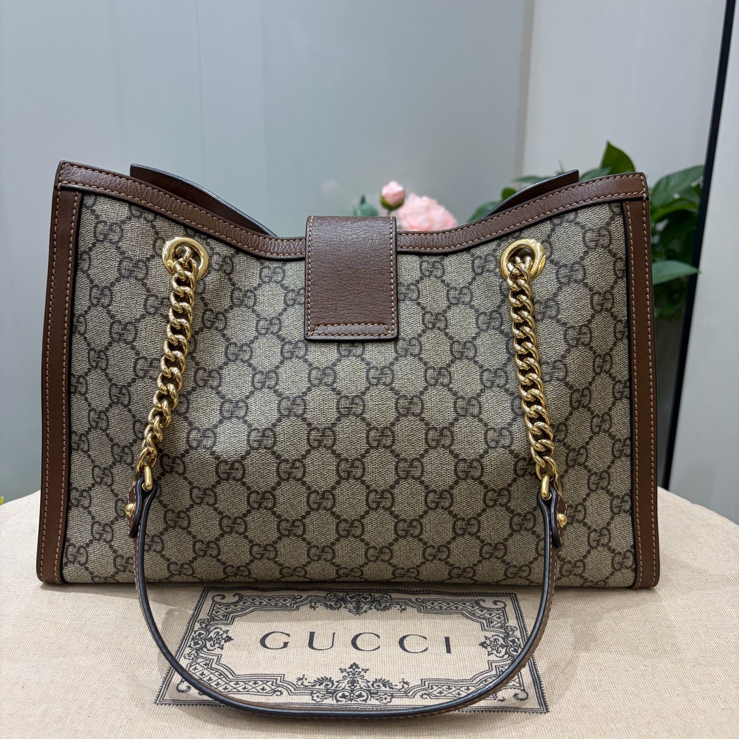 Gucci - Padlock - Cloth - Brown - (medium)