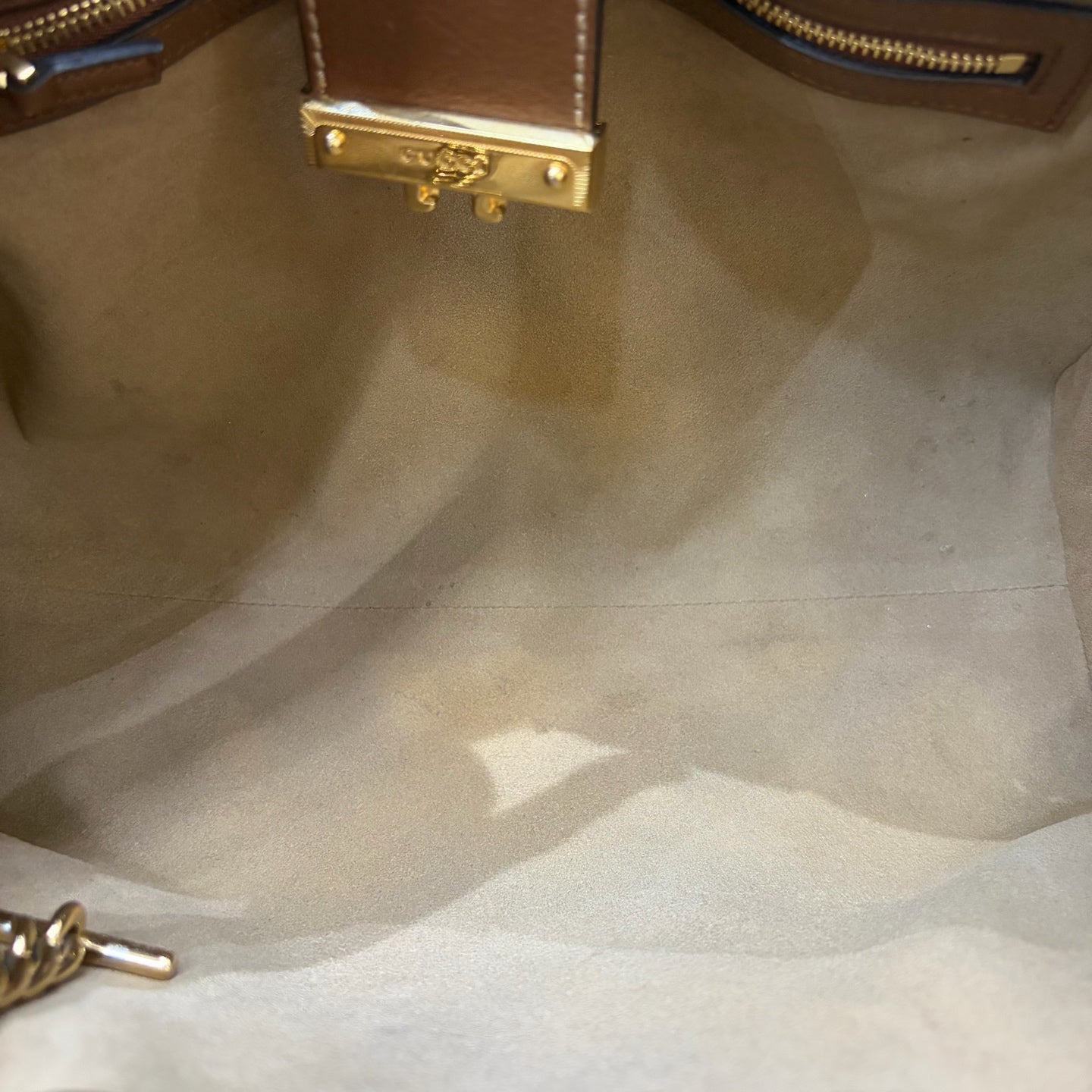 Gucci - Padlock - Cloth - Brown - (medium)