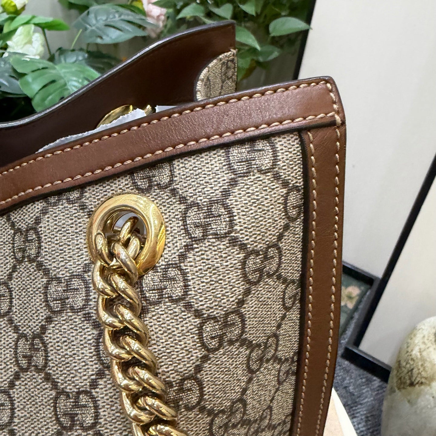 Gucci - Padlock - Cloth - Brown - (medium)