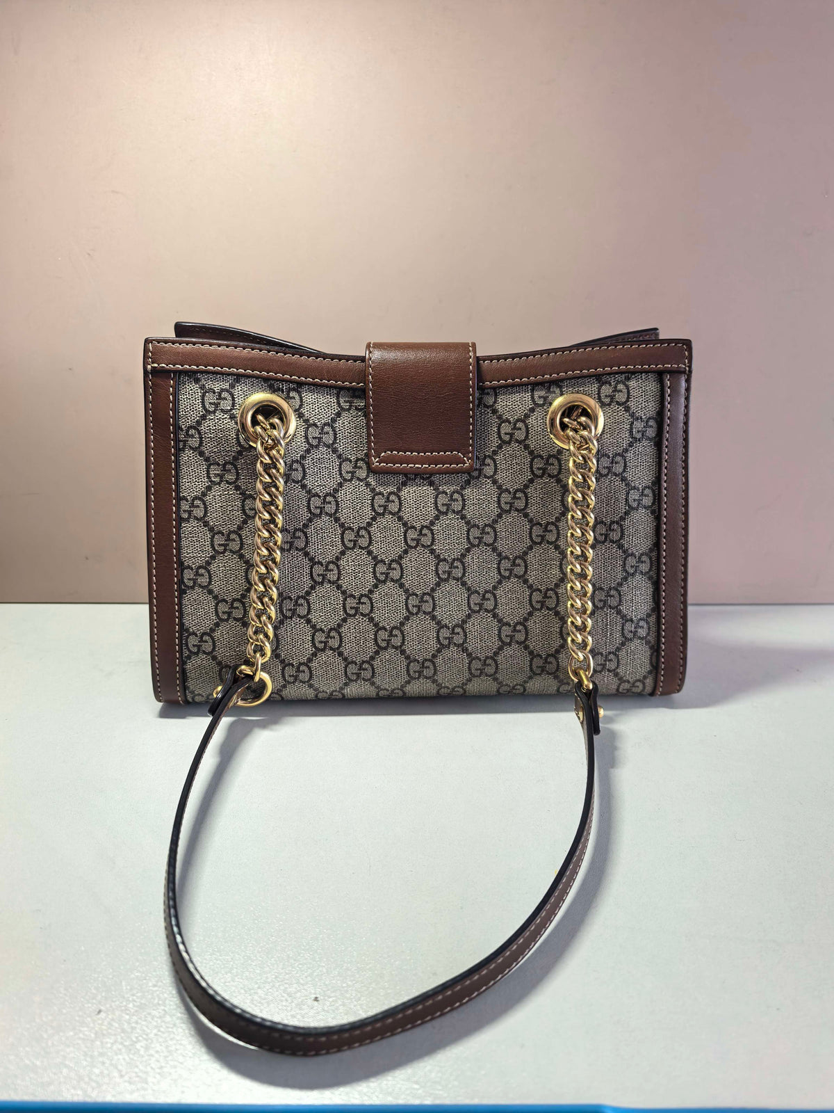 Gucci - Padlock - Cloth - Brown - (small)