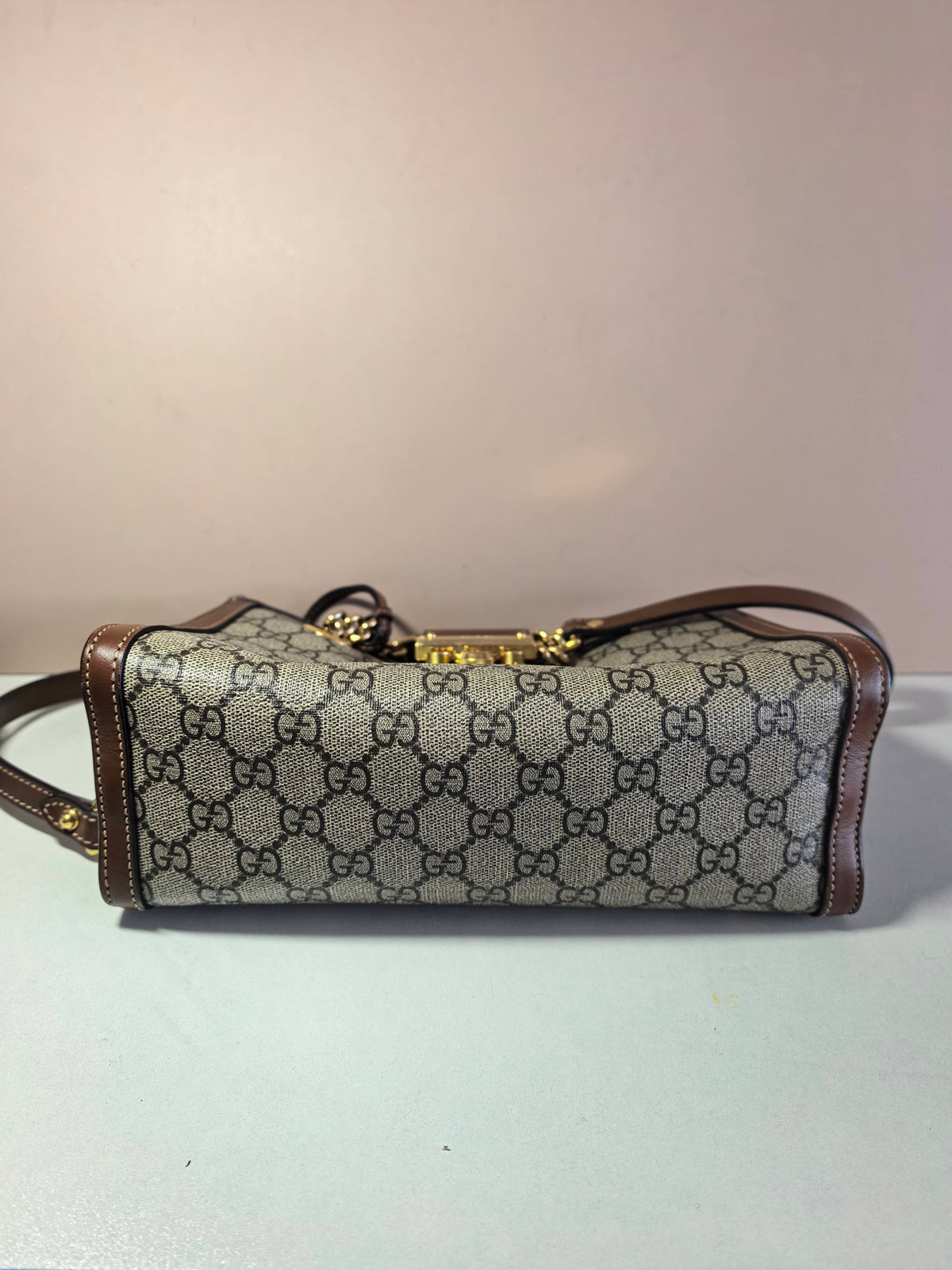 Gucci - Padlock - Cloth - Brown - (small)