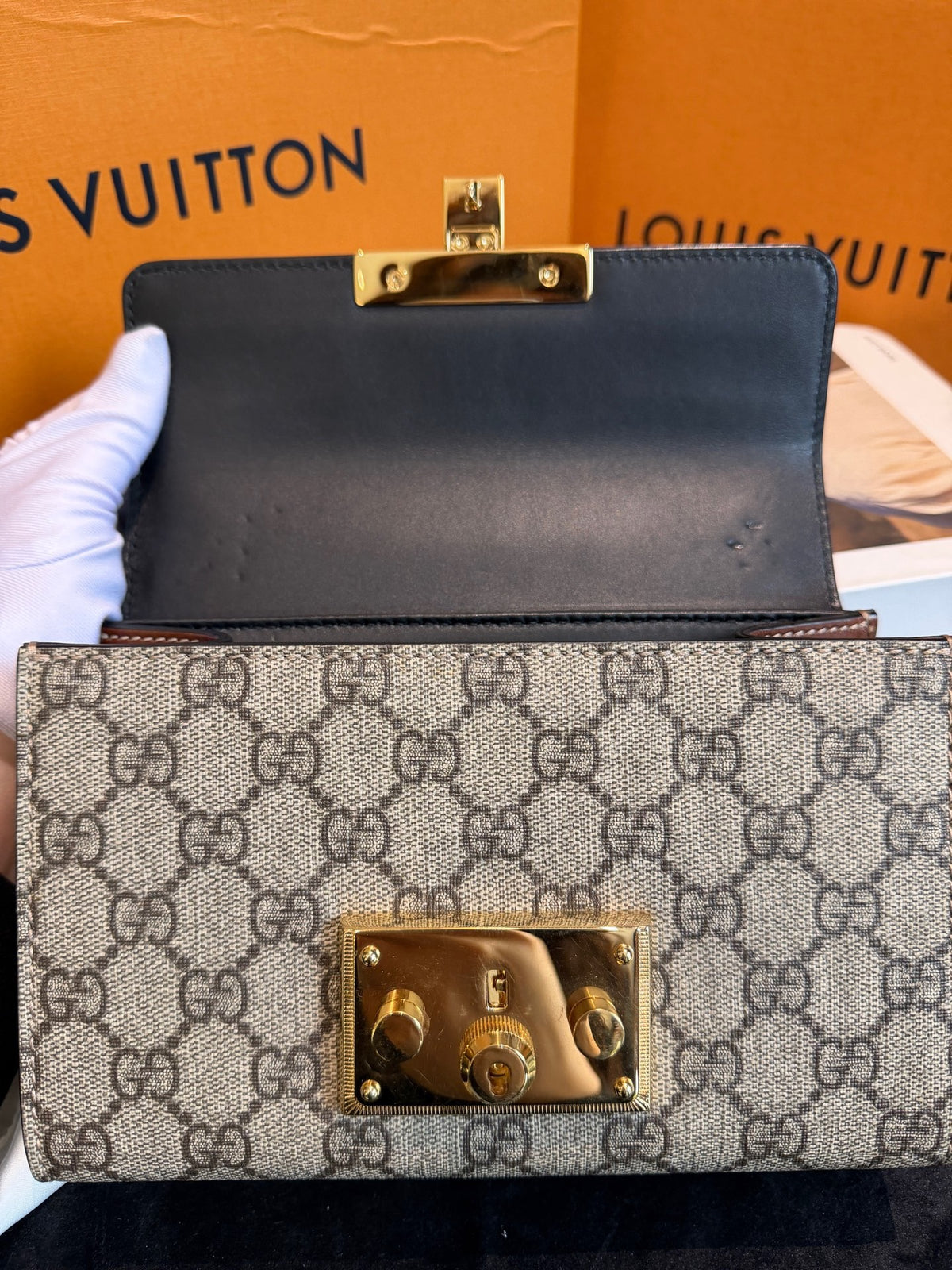 Gucci - Padlock - Cloth - Multicolour - (small)