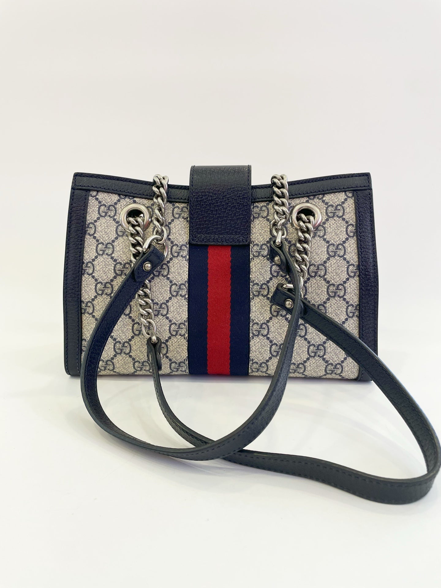 Gucci - Padlock - Cloth - Navy - (small)