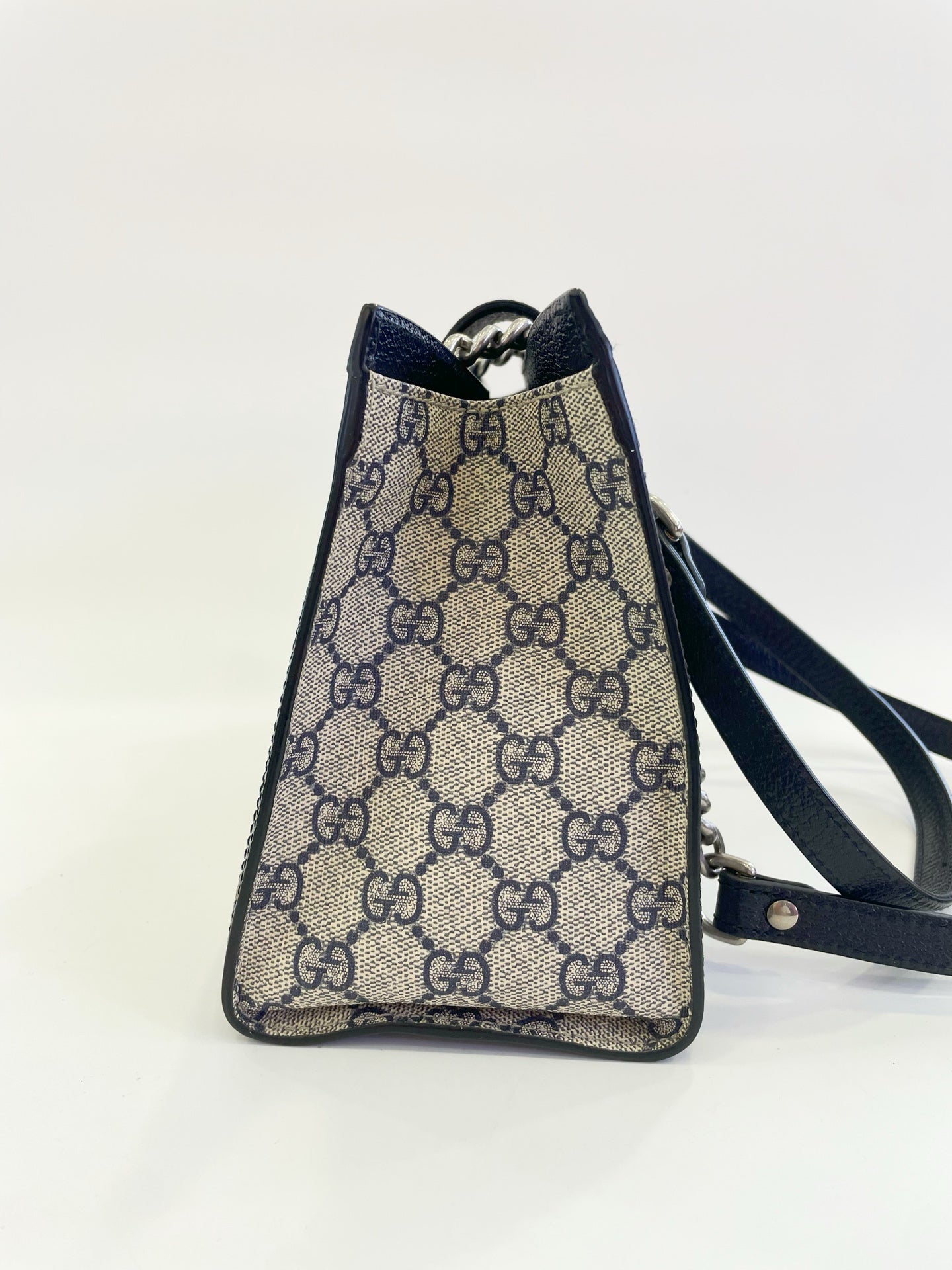 Gucci - Padlock - Cloth - Navy - (small)