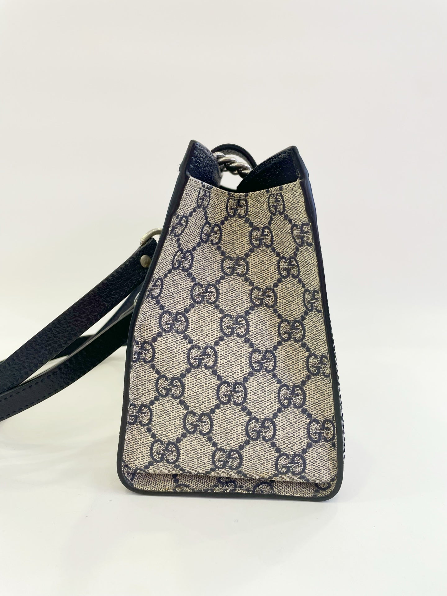 Gucci - Padlock - Cloth - Navy - (small)