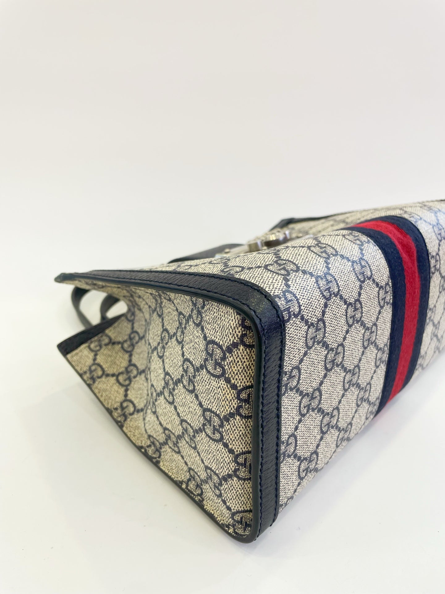 Gucci - Padlock - Cloth - Navy - (small)