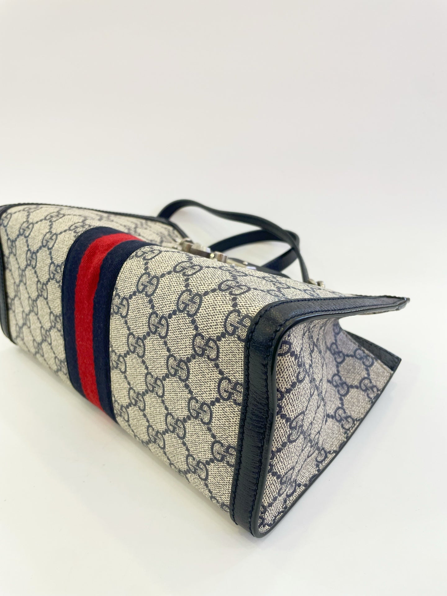 Gucci - Padlock - Cloth - Navy - (small)
