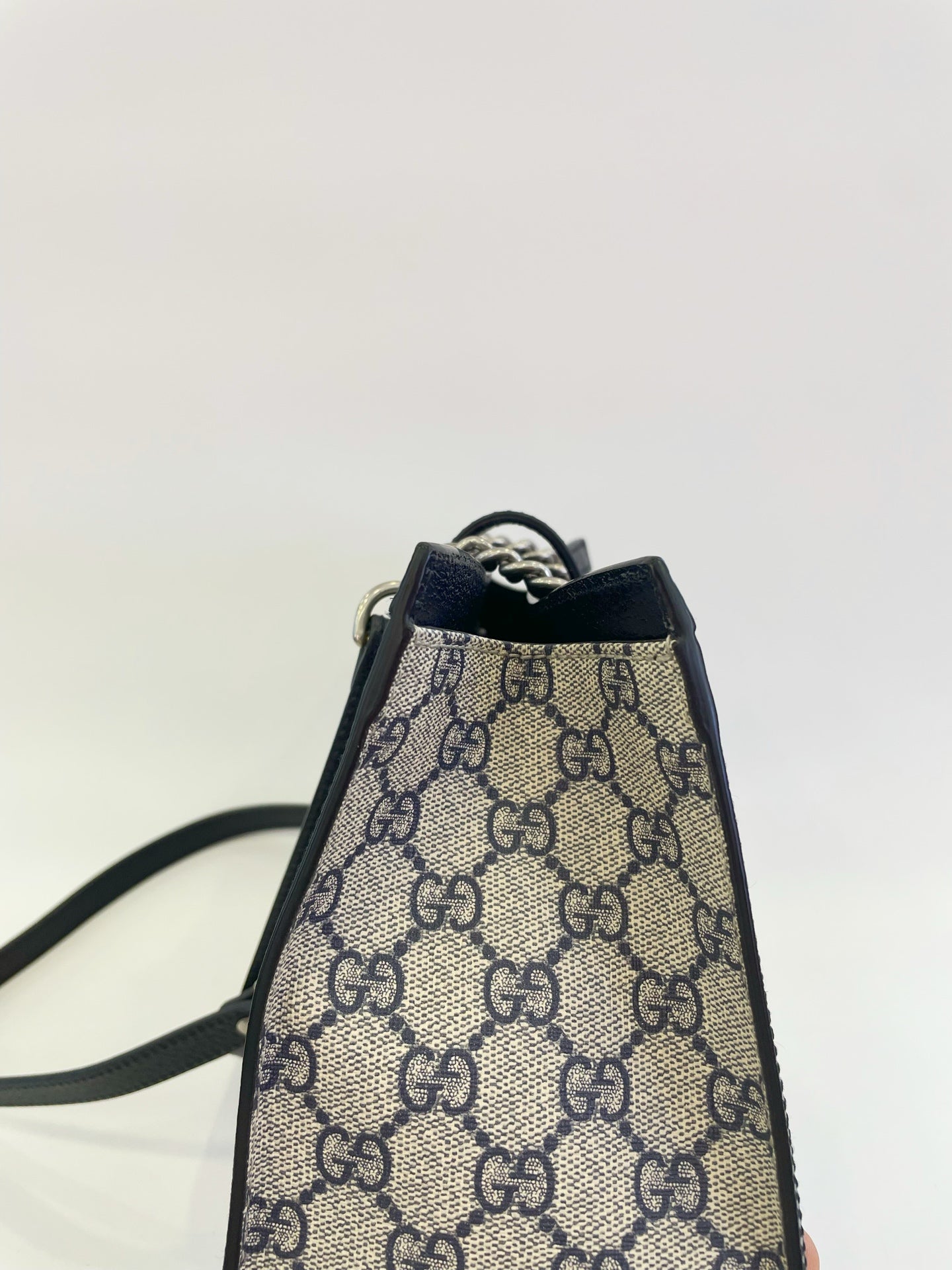 Gucci - Padlock - Cloth - Navy - (small)