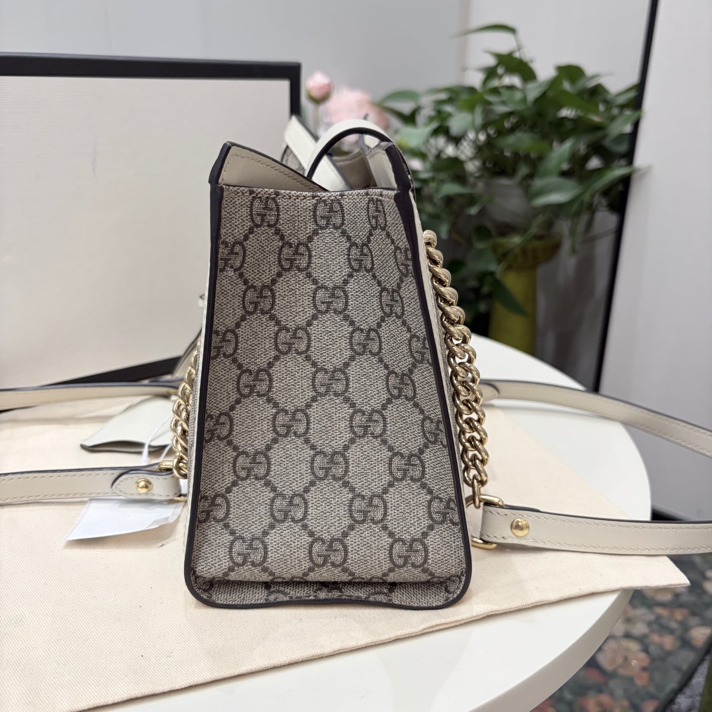 Gucci - Padlock - Cloth - White - (small)