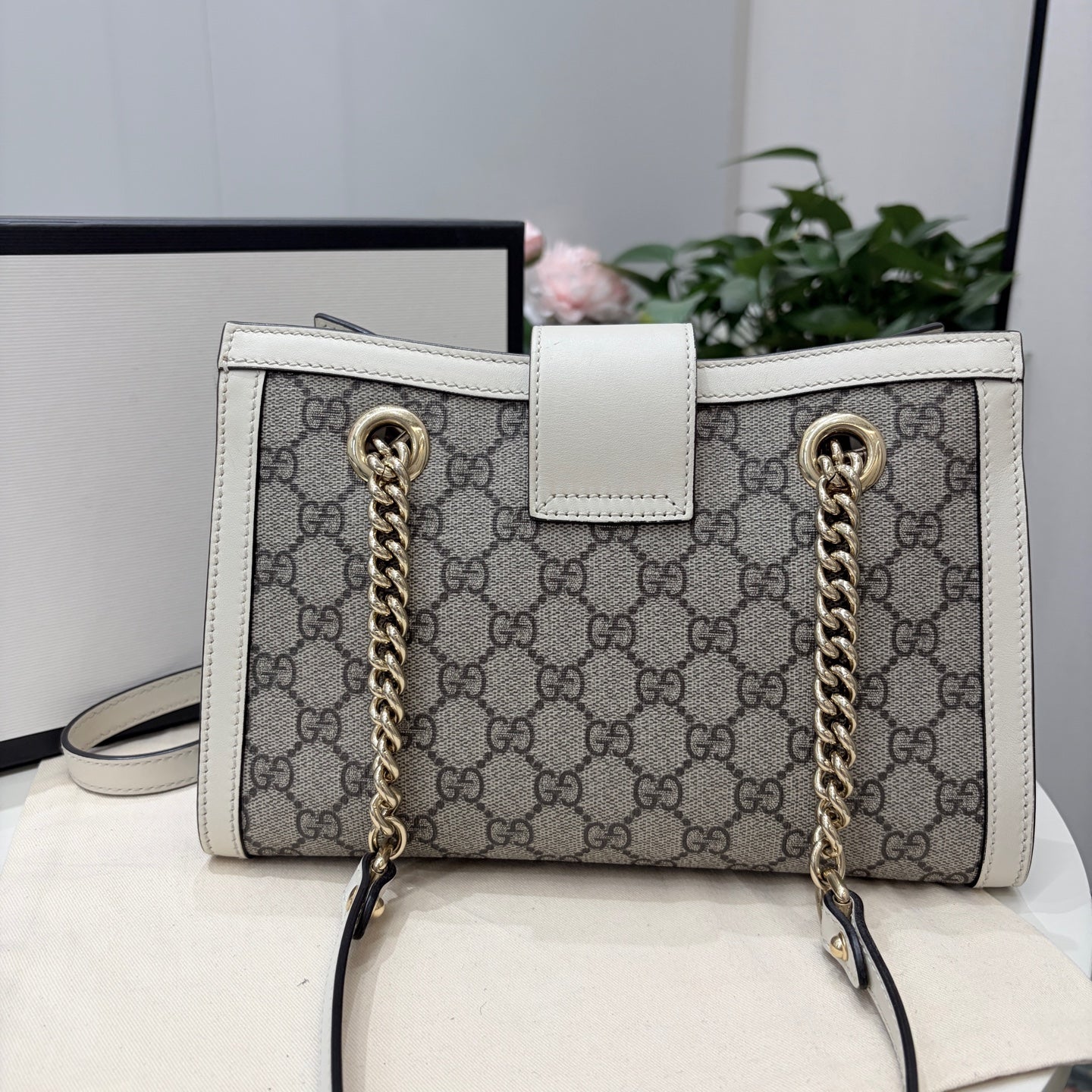 Gucci - Padlock - Cloth - White - (small)