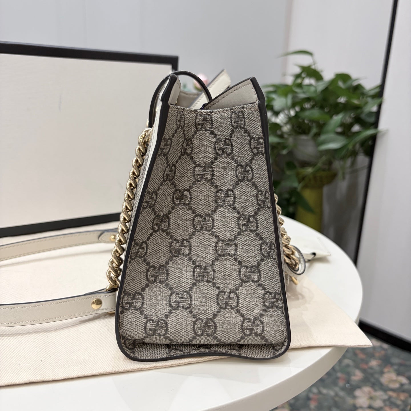 Gucci - Padlock - Cloth - White - (small)