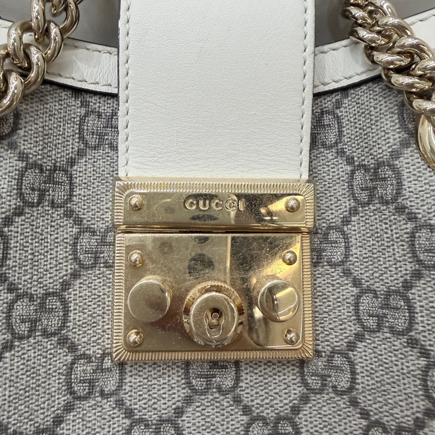 Gucci - Padlock - Cloth - White - (small)