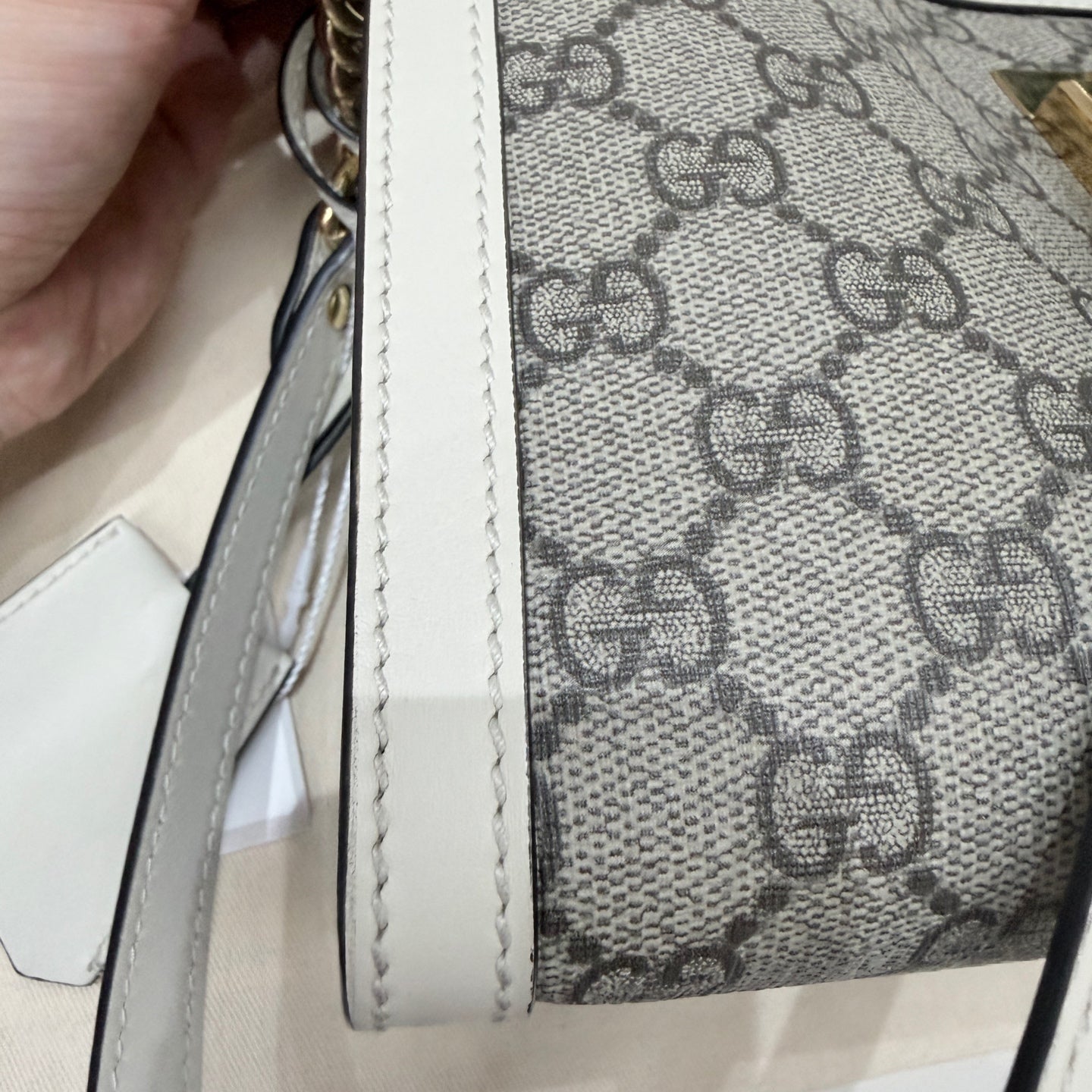 Gucci - Padlock - Cloth - White - (small)