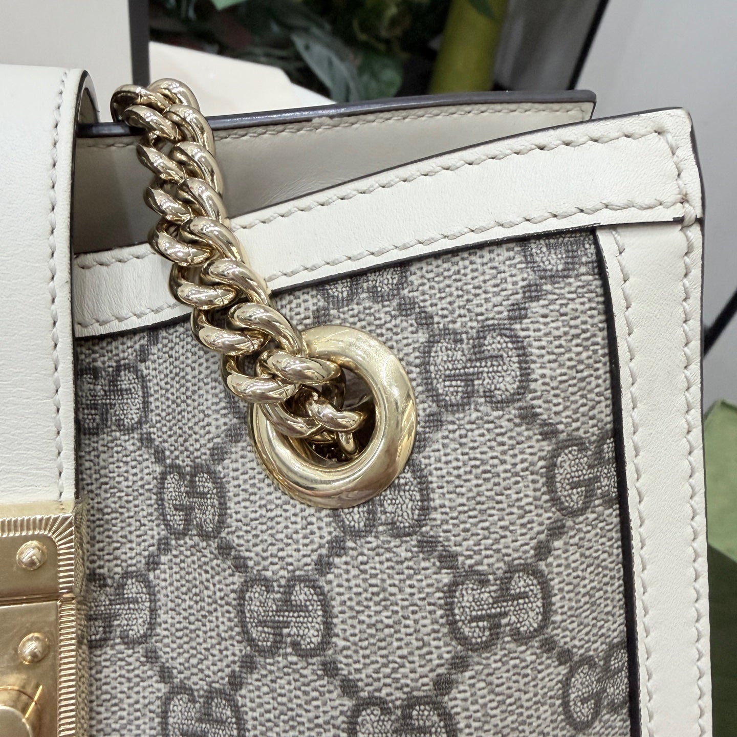 Gucci - Padlock - Cloth - White - (small)